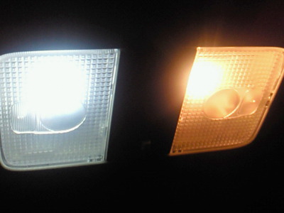 LEDランプの明るさの違い